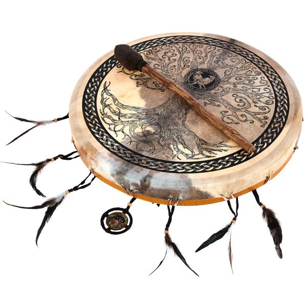Terre Shaman Drum Goat Skin Tree 50