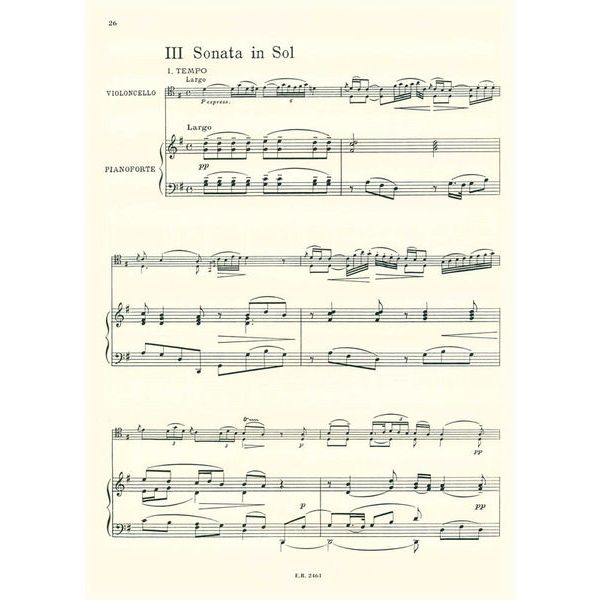 Ricordi Boccherini 6 Sonaten Cello