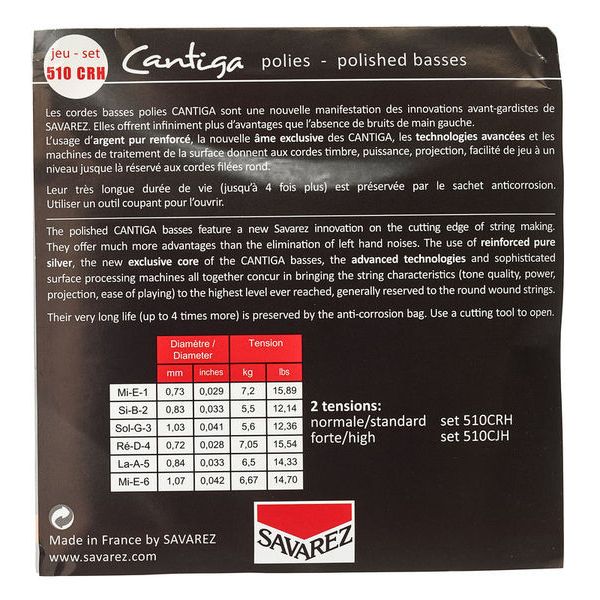 Savarez 510CRH New Cristal Cantiga Set