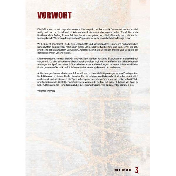 Voggenreiter Die E-Gitarre