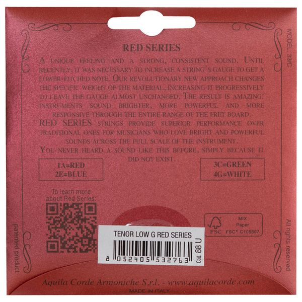 Aquila 88U Red Series Tenor low G