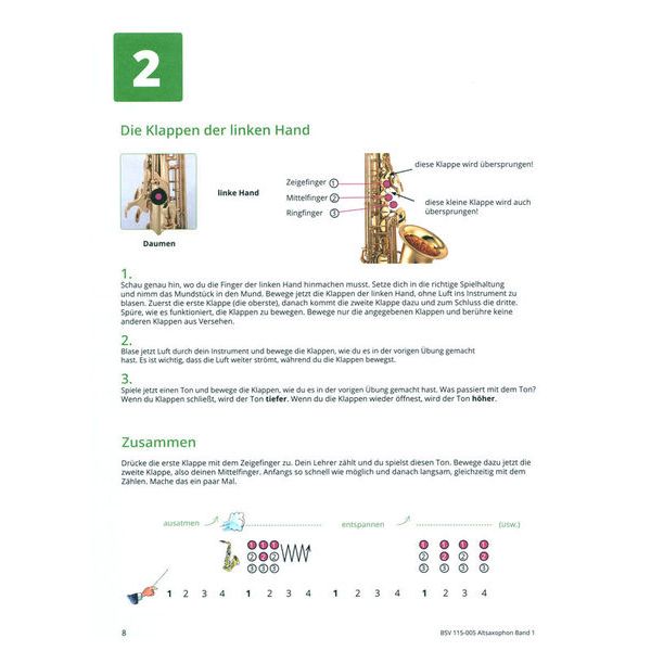 Blser-Schulen-Verlag Gemeinsam Lernen 1 A-Sax