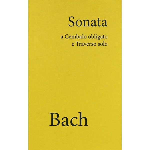 Henle Verlag Bach Flötensonate Faksimile