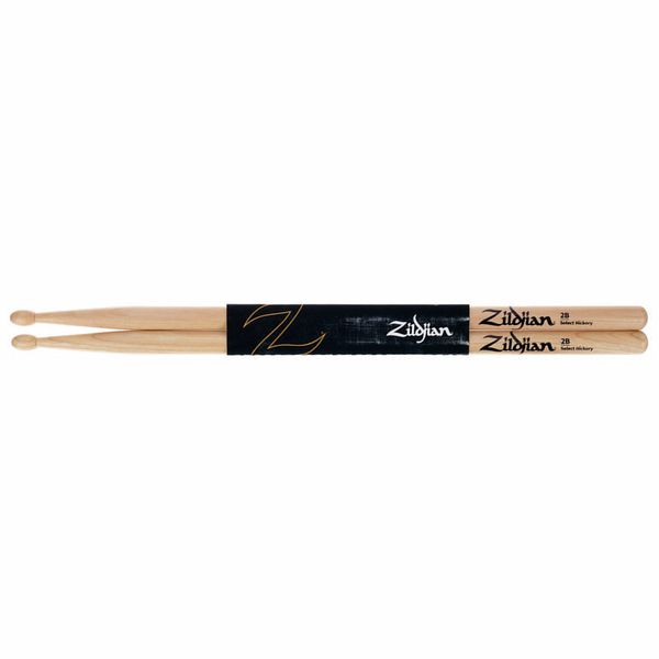 Zildjian 2B Hickory Sticks Wood Tip