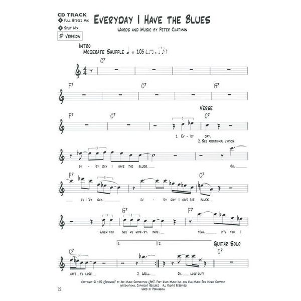 Hal Leonard Blues Play-Along B.B. King