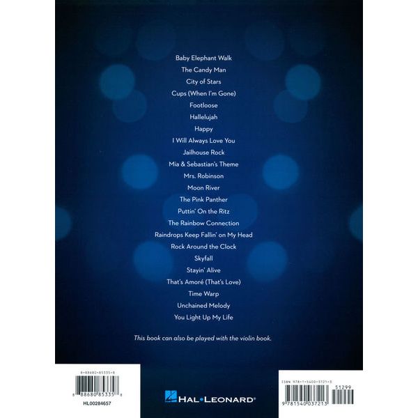 Hal Leonard Movie Songs For Two Cellos