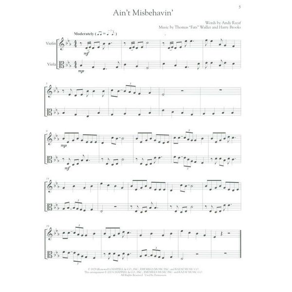 Hal Leonard Big Book Violin & Viola Duets