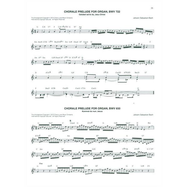 Cherry Lane Music Company The Bach Fake Book