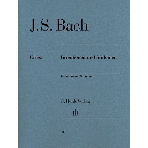Henle Verlag Bach Inventionen und Sinfonien
