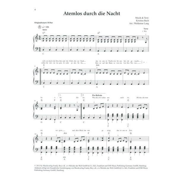 Holzschuh Verlag Deutsche Party-Hits