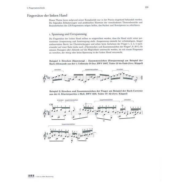 AMA Verlag Technik Moderne Konzertgitarre