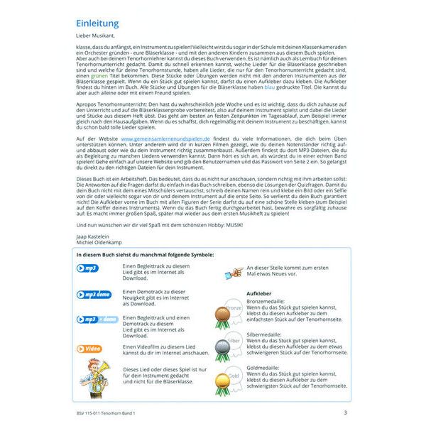Blser-Schulen-Verlag Gemeinsam Lernen Tenor Horn Bb
