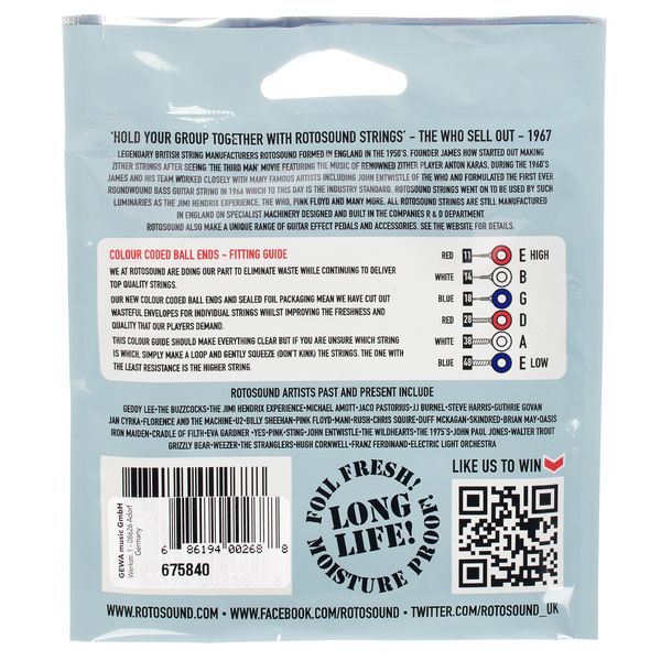 Rotosound British Steels BS11