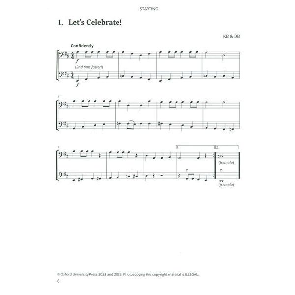 Oxford University Press Cello Time Duets