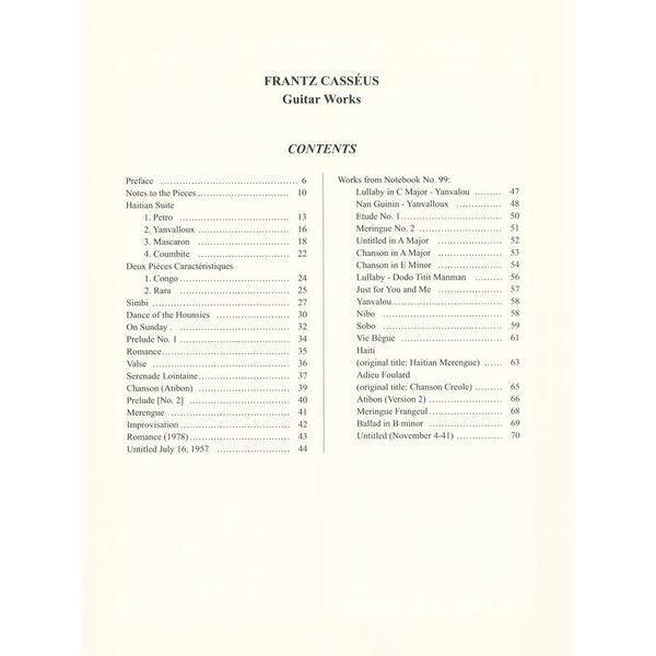 Edition Chanterelle Casseus Gitarrenwerke