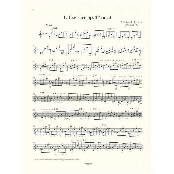 Edition Chanterelle Chanterelle Guitar Anthology