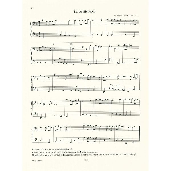 Edition Peters Cello Spielen 1