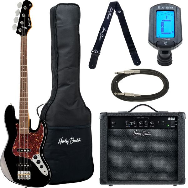 Harley Benton JB-62CC BK Set