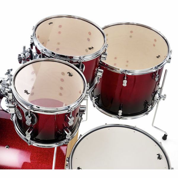 DW PDP CM5 Std. Red/Blk Shell Kit