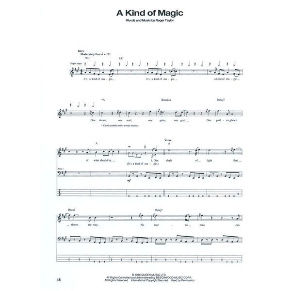 Hal Leonard Queen The Bass Guitar Collect