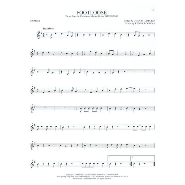 Hal Leonard 101 Movie Hits for Trumpet