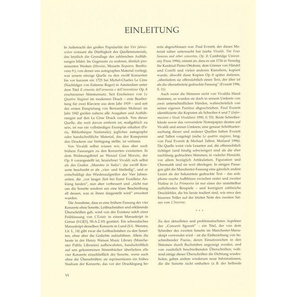 Brenreiter Vivaldi Die Vier Jahreszeiten