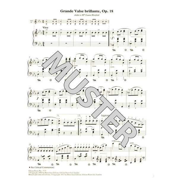 Edition Peters Complete Chopin Waltzes