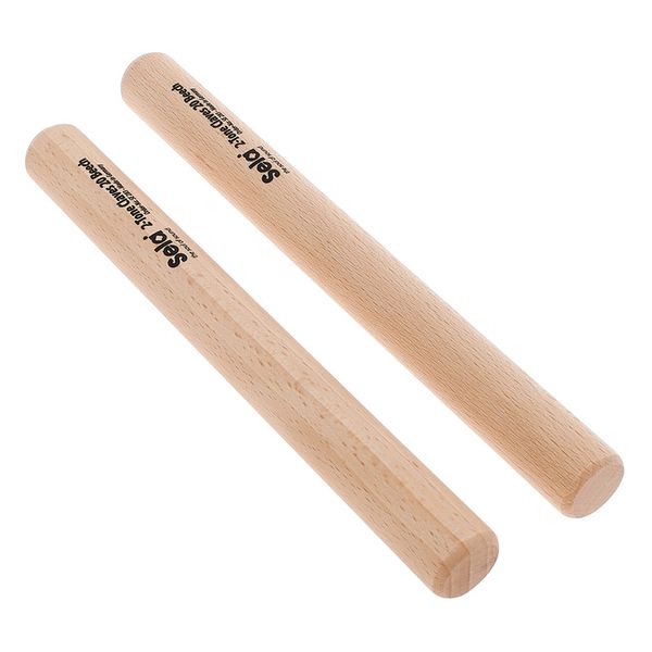 Sela 2-tone claves 20 Beech