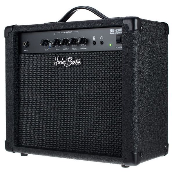 Harley Benton B-30BK Acoustic Bass Bundle