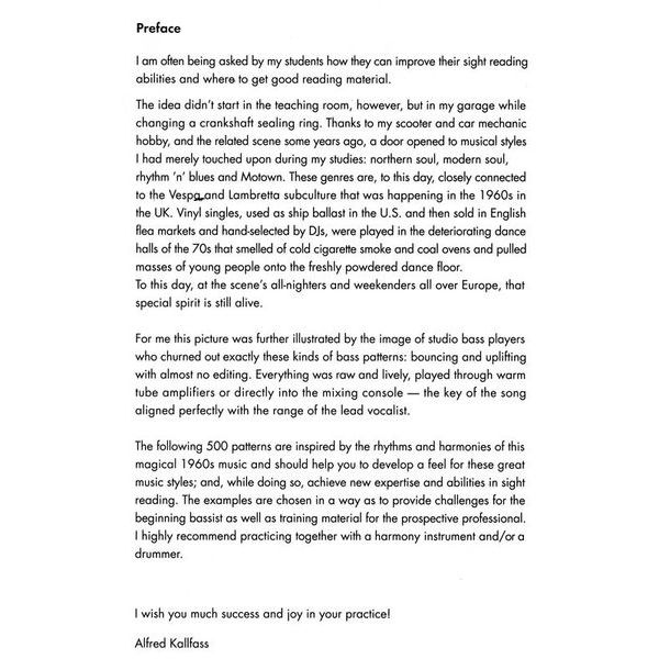 Alfred Kallfass Soul Essentials Bass