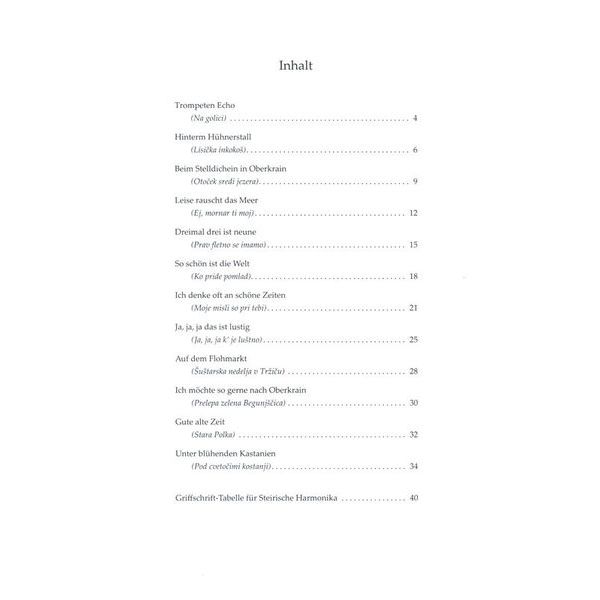 Musikverlag Preissler Stelldichein in Oberkrain