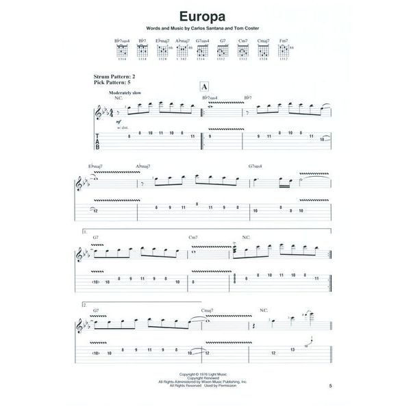 Hal Leonard The Very Best Of Santana