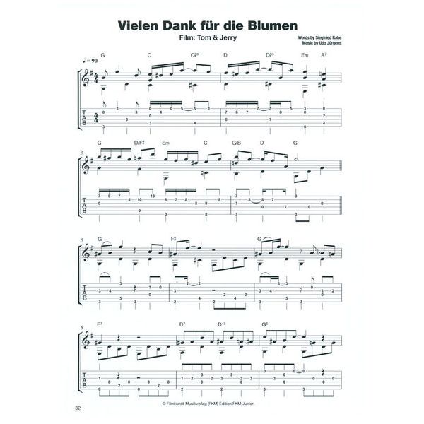 Bosworth 50 Filmhits for Gitarre