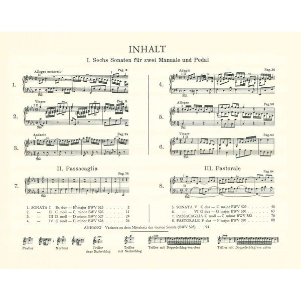 Edition Peters Bach Orgelwerke 1