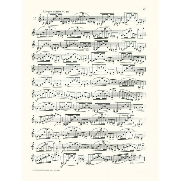 Schott 48 Etüden für Klarinette