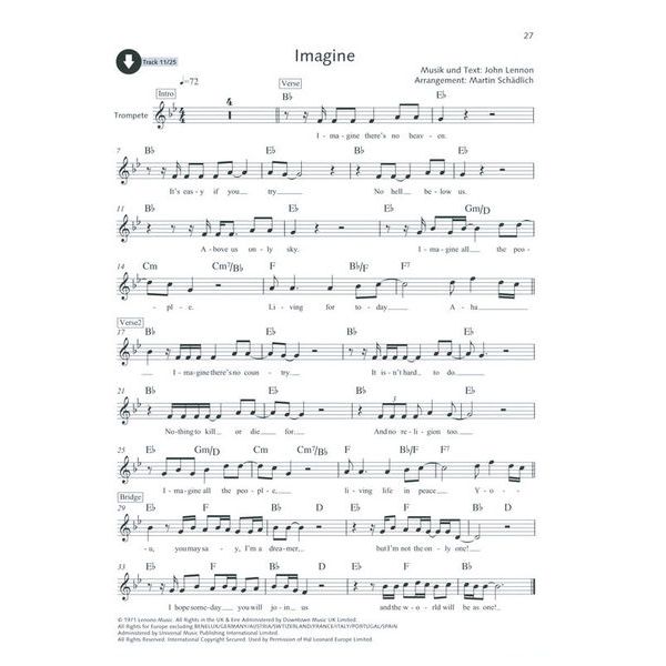 Schott Pop Ballads Trumpet