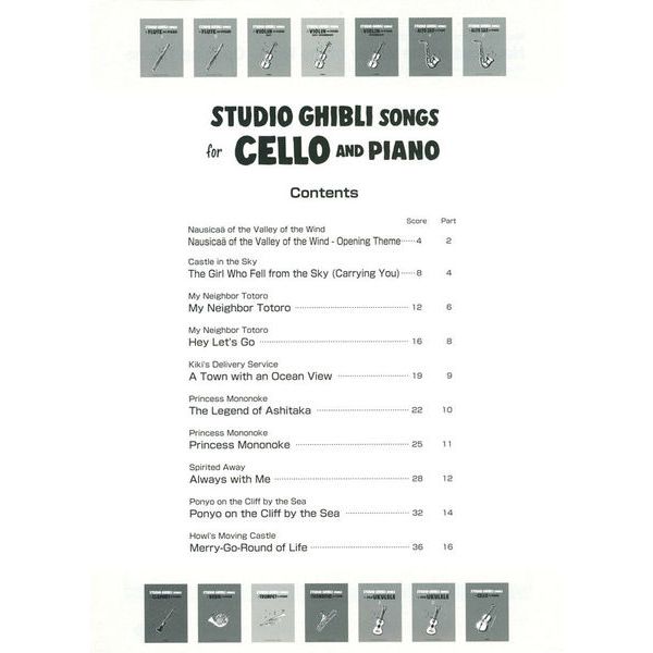 Yamaha Music Entertainment  Studio Ghibli Songs Cello 1