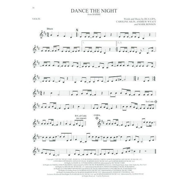 Hal Leonard 101 Top Hits for Violin