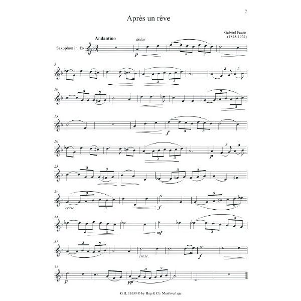 Edition Hug Classic Standards for Sax