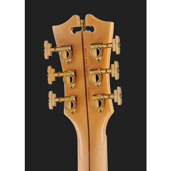 DAngelico DLX Atlantic Bariton Solid BLK