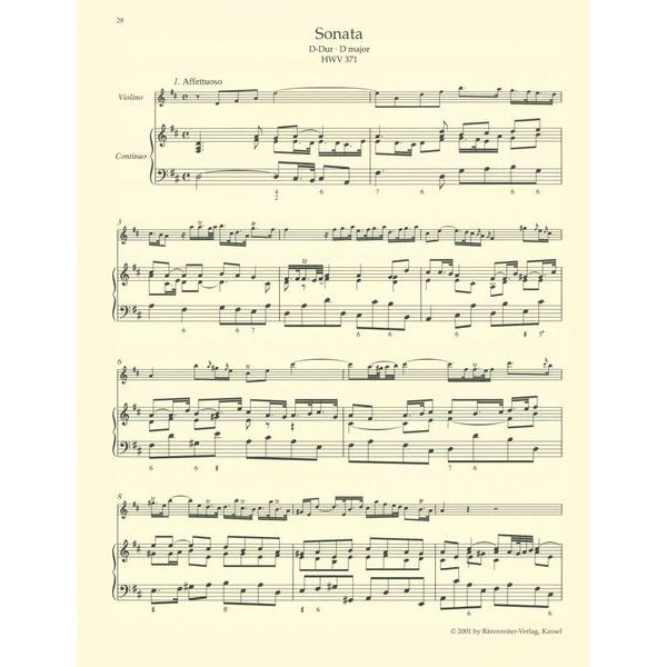 Brenreiter Hndel Smtliche Werke