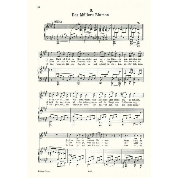 Edition Peters Schubert Lieder 1 High