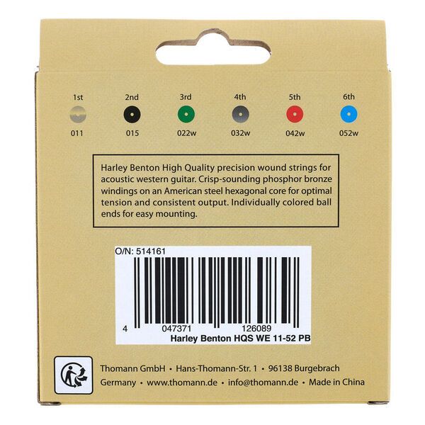 Harley Benton HQS WE 11-52 PB