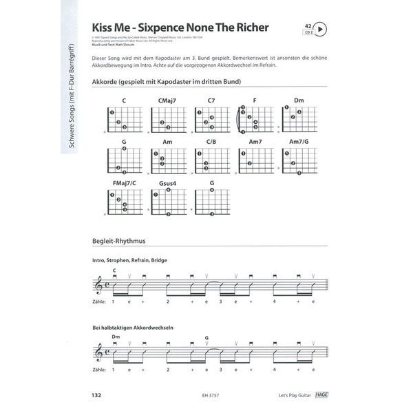 Hage Musikverlag Let's Play Guitar 1