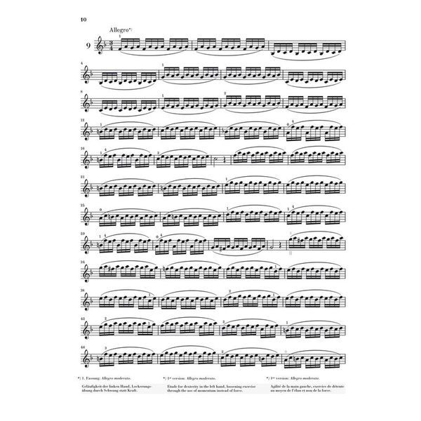 Henle Verlag Kreutzer 42 Etüden Violin