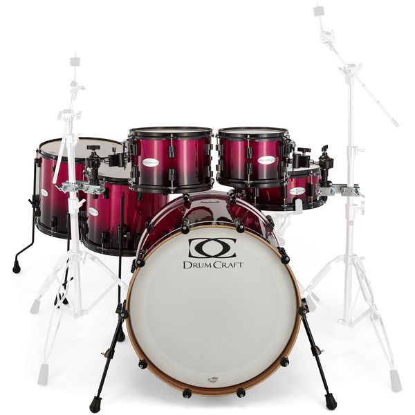 DrumCraft Series 6 2up 2down Purple Spkl