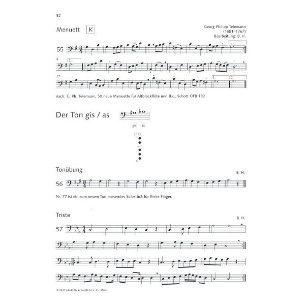 Schott Bassblockflötenschule