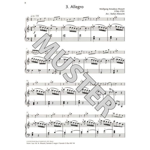 Schott Easy Concert Pieces Flute 3