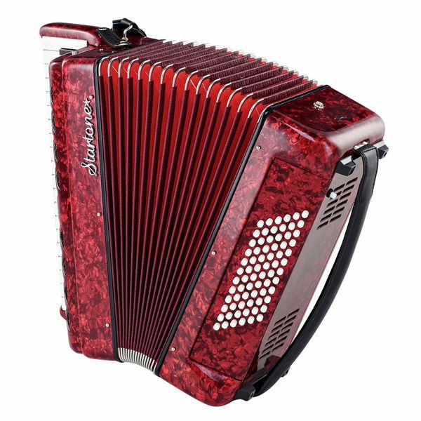 Startone Piano Accordion 72 Red MKII