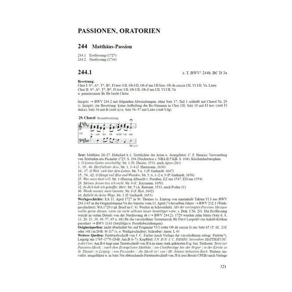 Breitkopf & Hrtel Bach-Werke-Verzeichnis